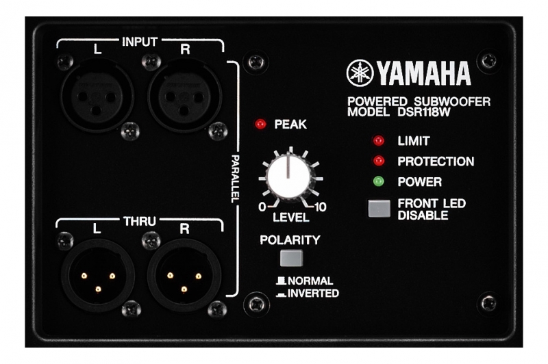 mặt sau Yamaha DSR 118W - anhduyen audio