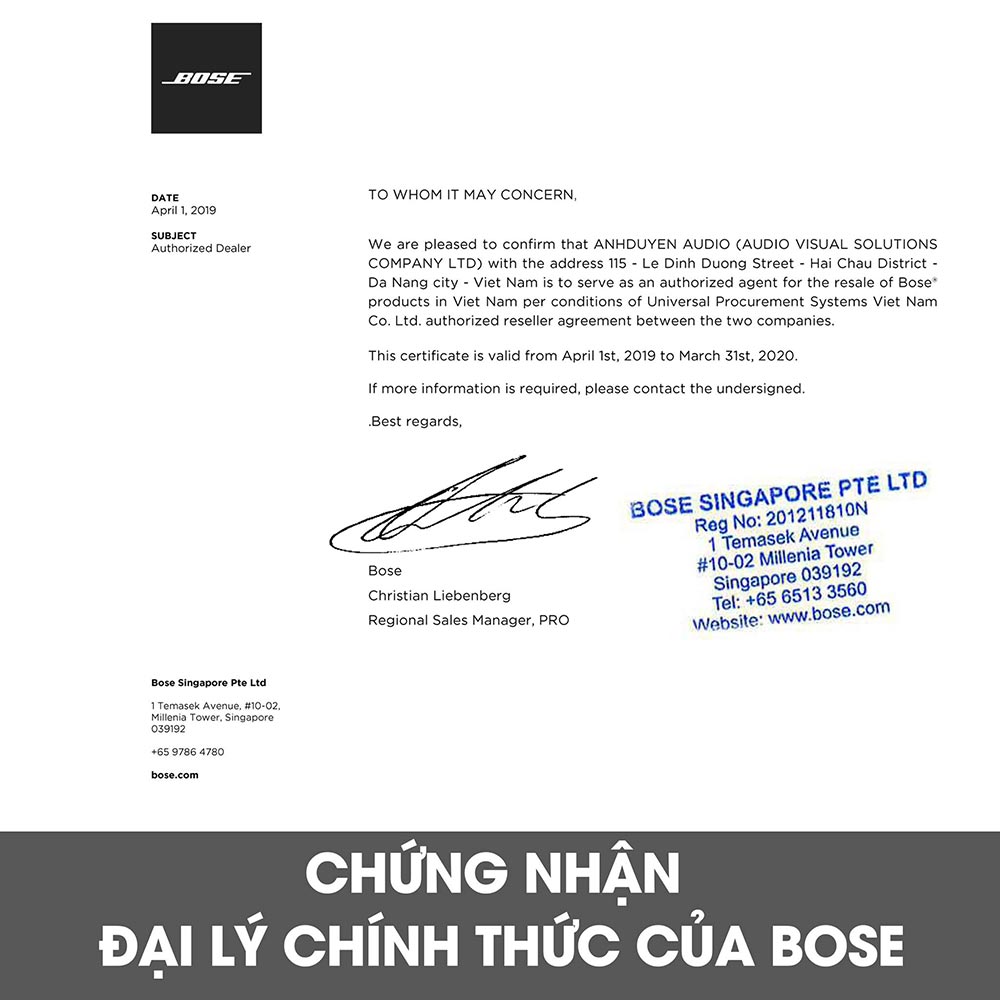 AnhDuyen Audio - Đại lý chính hãng Bose tại Việt Nam 5