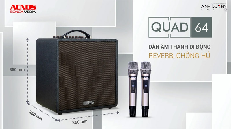 loa acnos quad 64 giá tốt tại đà nẵng