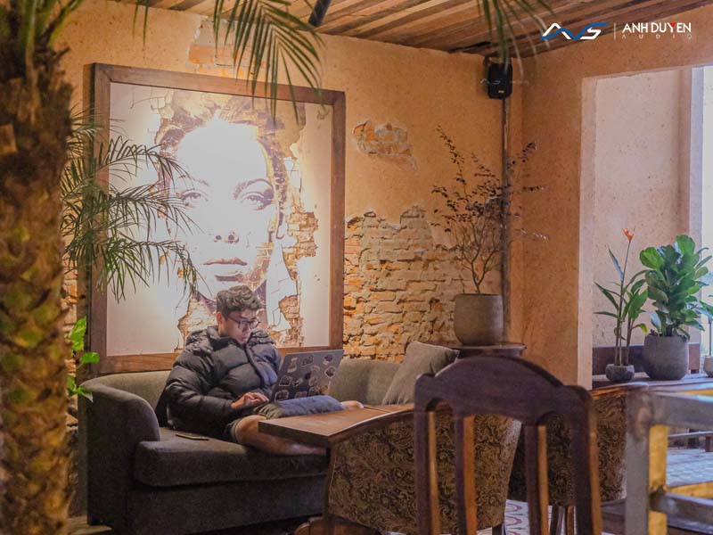 loa ams sono 155 line lắp đặt cho cafe