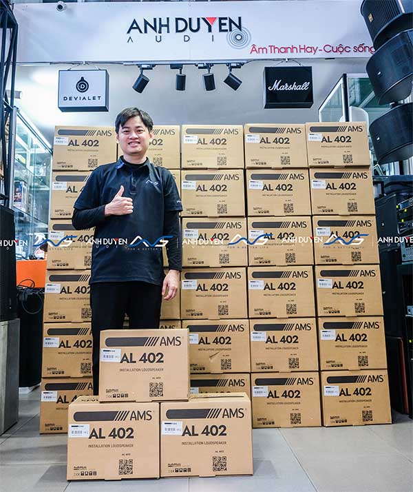 Loa cafe nhà hàng AMS AL 402 giá tốt nhất - anhduyen audio 8