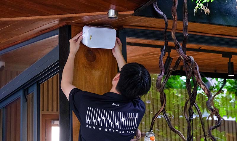 Loa cafe đà nẵng - loa AMS SONO 104 LINE chính hãng - anhduyen audio 1