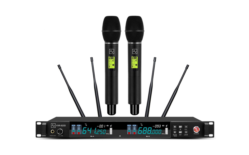 Bộ Micro Không Dây AV VXR-820D Chính Hãng