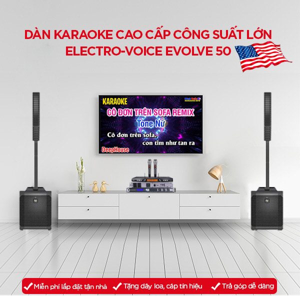 Dàn Karaoke ElectroVoice Evolve 50 Công Suất Lớn - anhduyen audio 1