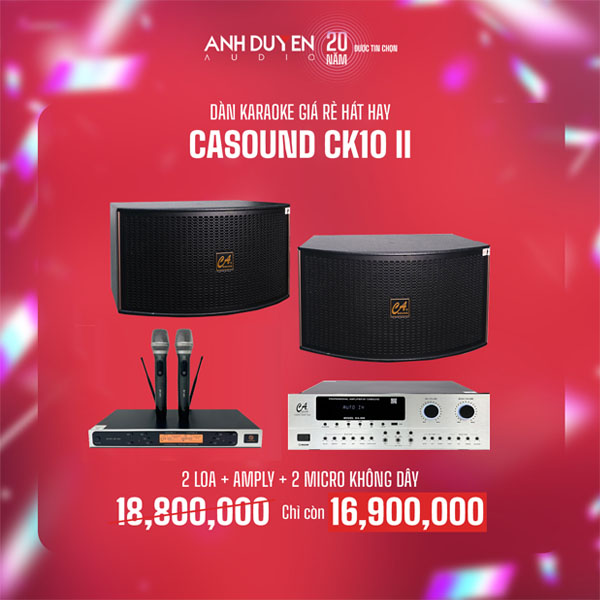 dàn karaoke casound ck10II đà nẫng