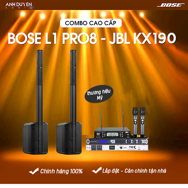 dàn karaoke cao cấp bose l1 pro 8 chính hãng