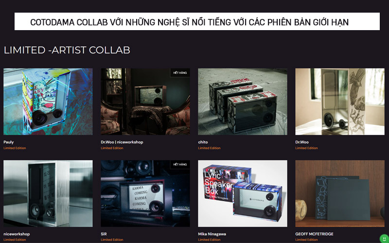 Cotodama hợp tác với những thương hiệu, nghệ sĩ nổi tiếng toàn cầu - anhduyen audio