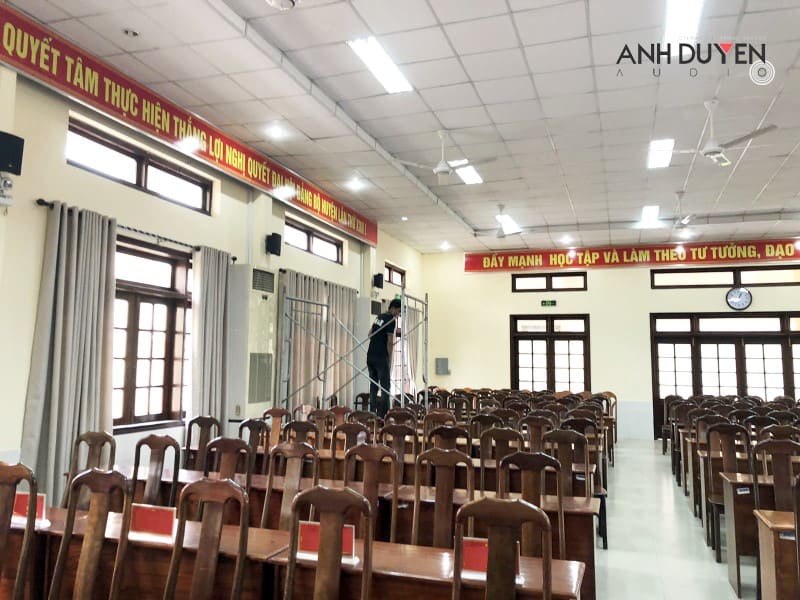 Lắp đặt hệ thống âm thanh hội trường huyện ủy Đại Lộc