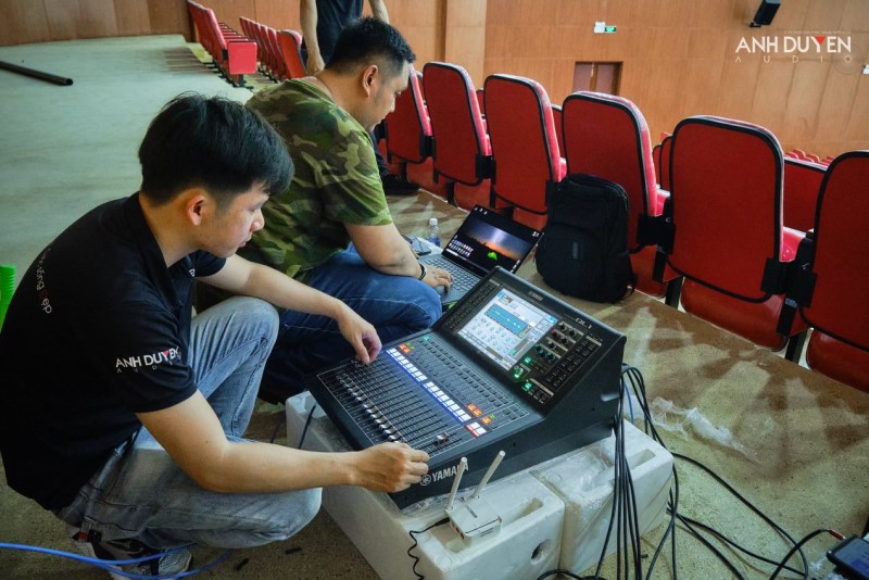 AnhDuyen Audio Lắp đặt hệ thống âm thanh hội trường Nhà văn hóa Điện Bàn