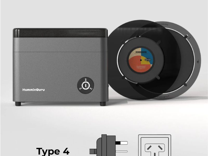 Máy làm sạch đĩa vinyl bằng sóng siêu âm HumminGuru