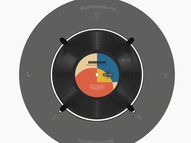 Tối ưu hóa quy trình làm sạch cho bộ chuyển đổi đĩa than Humminguru 7-Inch Record Adaptor 7-inch