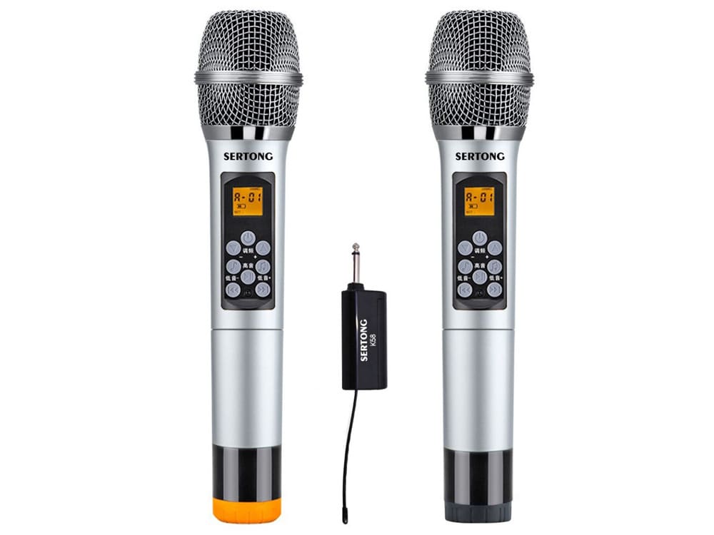 Bộ Micro Karaoke Không Dây Sertong Ser-K58 - AnhDuyen Audio 1