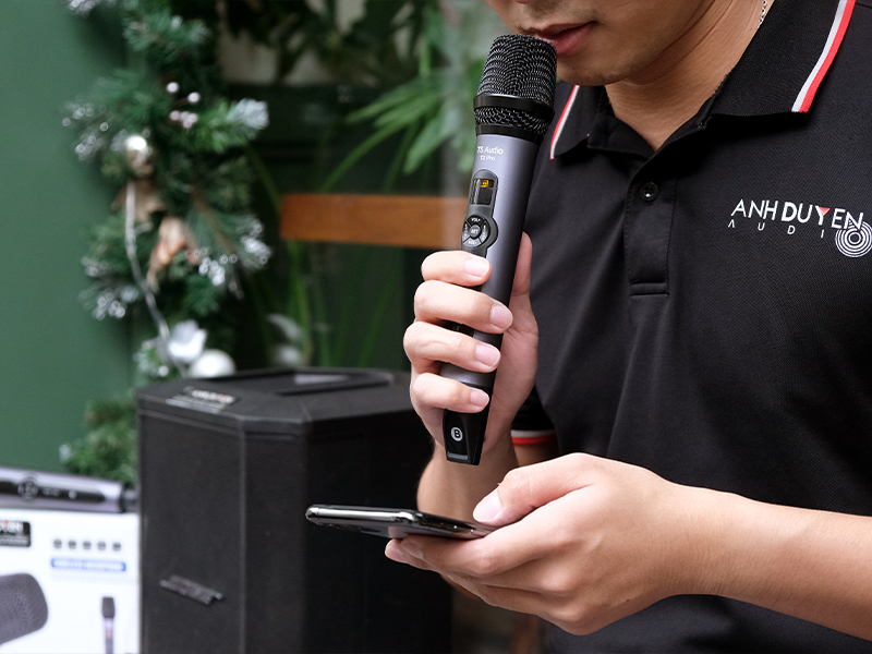 micro karaoke không dây cao cấp TS Audio T2 Pro giá rẻ - AnhDuyen audio