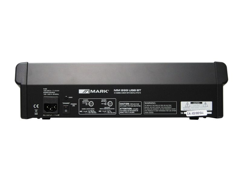 Ứng dụng Mixer MM 899 USB BT linh hoạt 
