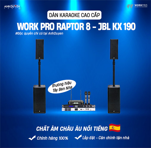 dan kara cao cap work pro raptor 8