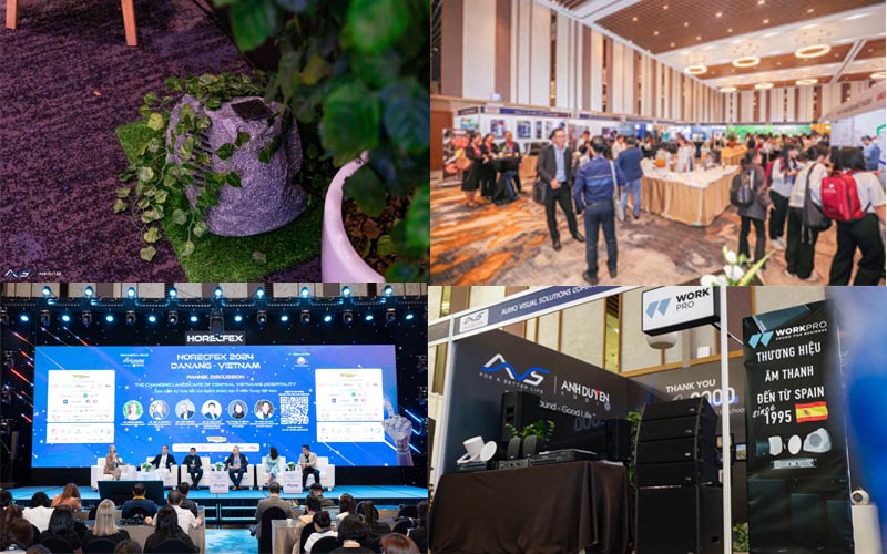 loa work pro tại sự kiện Horecfex Vietnam 2024 - anhduyen audio