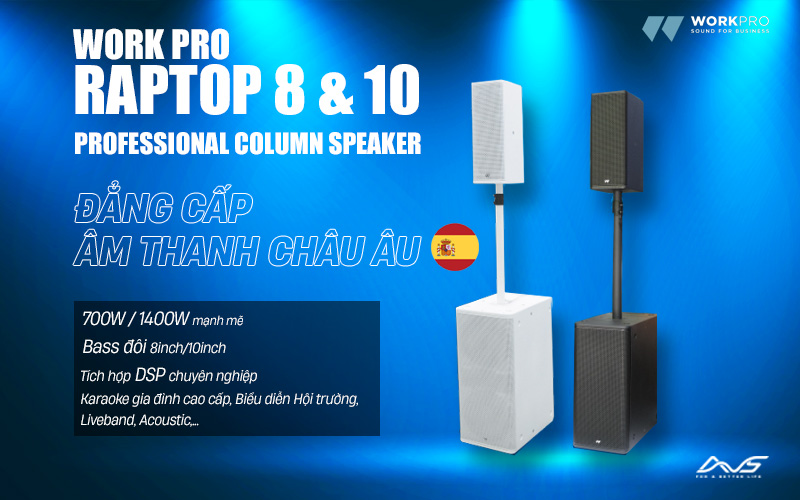 loa cay Work Pro Raptor 8 cua nuoc nao - anhduyen audio 2