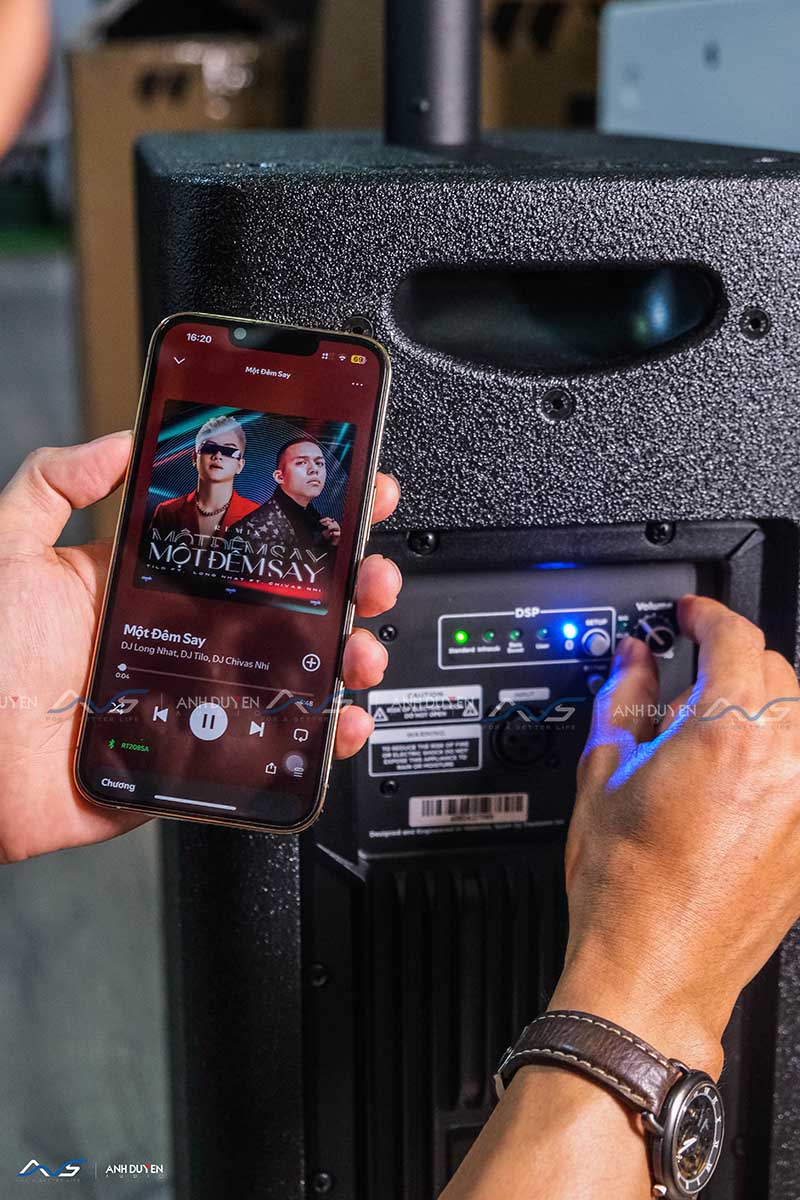 mặt sau loa Work Pro Raptor 8 - anhduyen audio