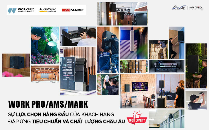 Workpro, AMS, Mark thương hiệu âm thanh Châu âu nổi tiếng - anhduyen audio 1