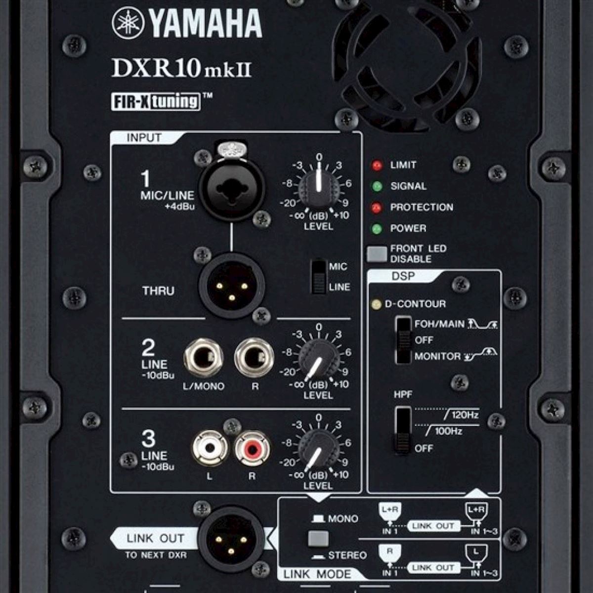 mặt sau Loa Yamaha DRX10 MKII - anhduyen audio
