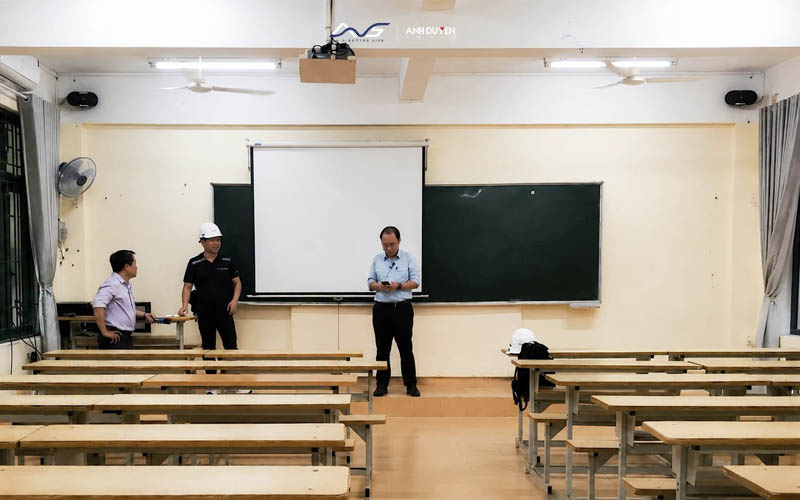 hệ thống loa giảng dạy ams al402 đại học bách khoa