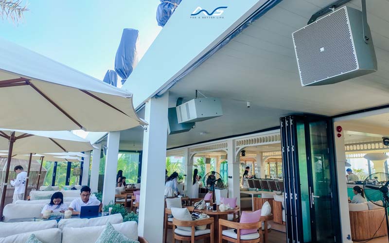 loa work pro arena 12cx và work pro arena 28s cho rooftop, lounge