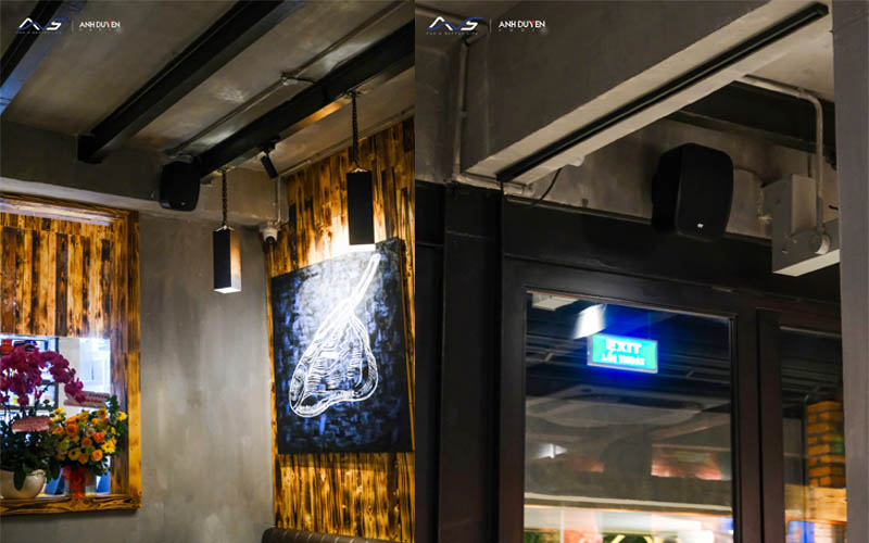 Loa Work Pro NEO 6 không gian nhà hàng