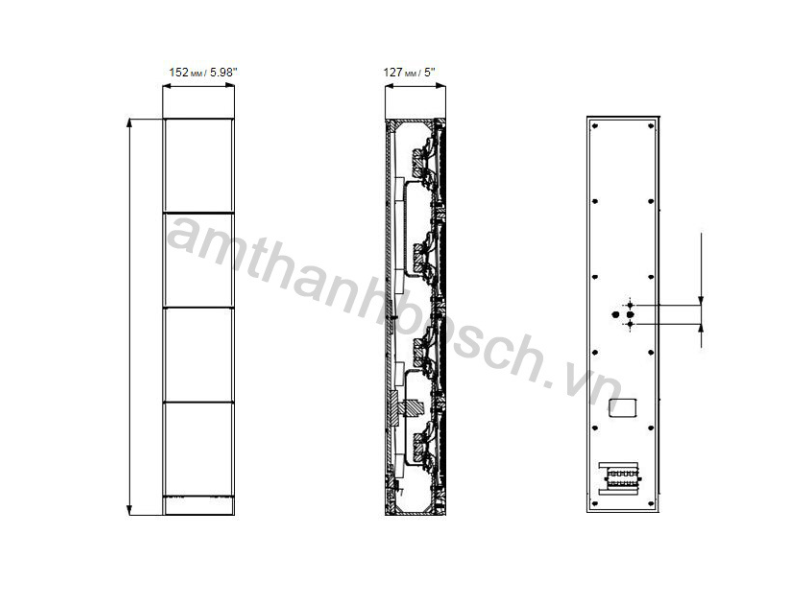 mua loa cột Bosch LA1-UW36-D1 chính hàng tại anhduyen audio 4