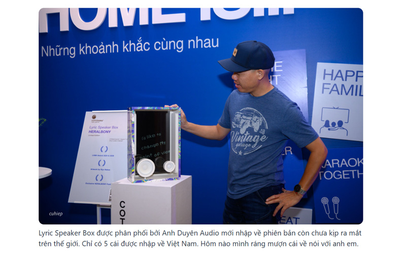 COTODAMA HERALBONY Edition tại Việt Nam: PHE Show 2026 - AVS - AnhDuyen Audio 6