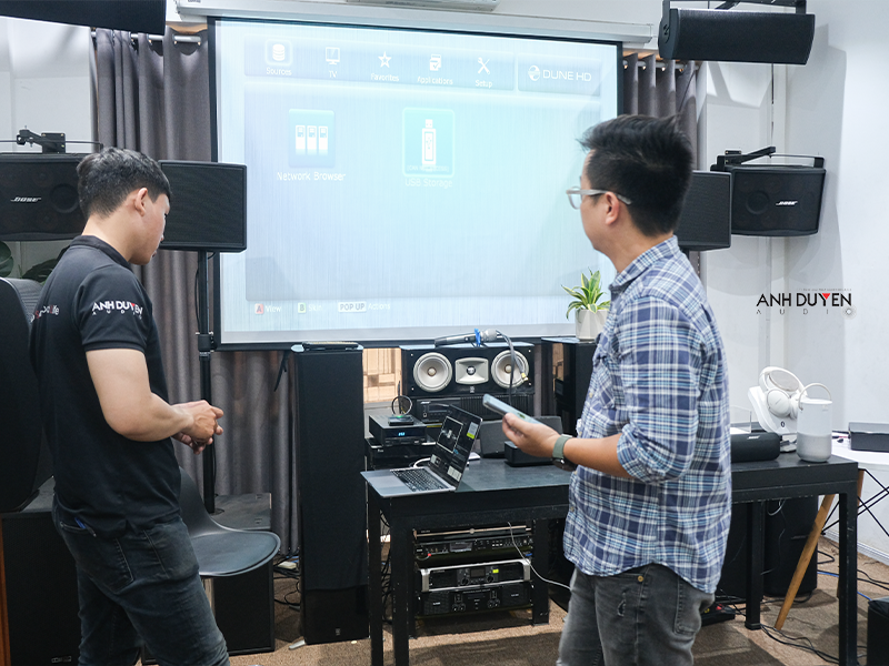 Đại diện Bose training sản phẩm Soundbar, Earbud, headphone - AnhDuyen Audio