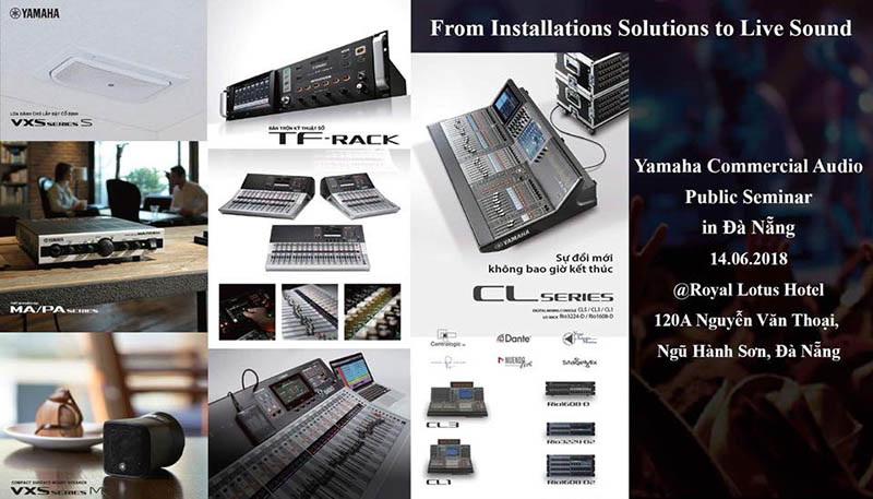 Tập Huấn Âm thanh Chuyên nghiệp của Yamaha - anhduyen audio 1